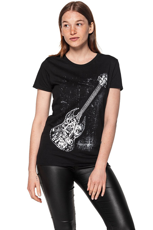t-shirt damskie T-shirt damski UNDERWORLD Guitar machine