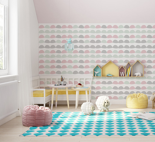 Tapeta dziecięca Scoops Pastel Humpty Dumpty Room Decoration