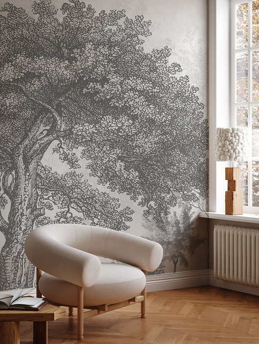 tapety i naklejki ścienne Tapeta Mural Drzewa vintage