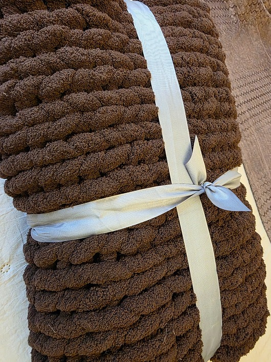 koce i narzuty Koc ręcznie pleciony