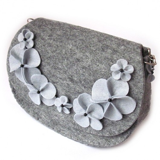 Popping Greys - mała listonoszka Craft Factory
