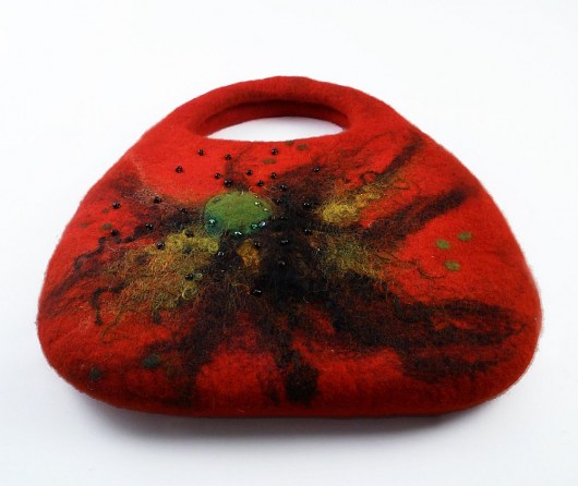 Jedwabnofilcowa Torebka: Living Bag filcant