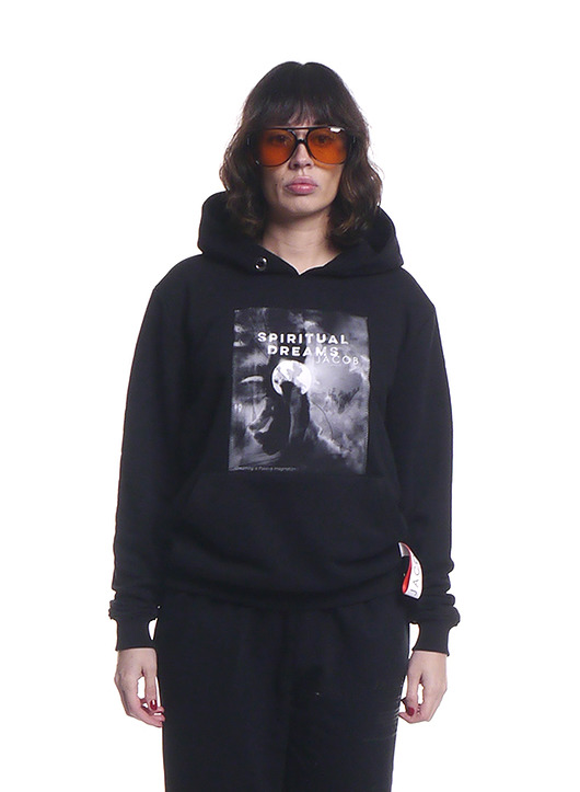bluza z kapturem damska Bluza hoodie z naszywką Spiritual Dreams