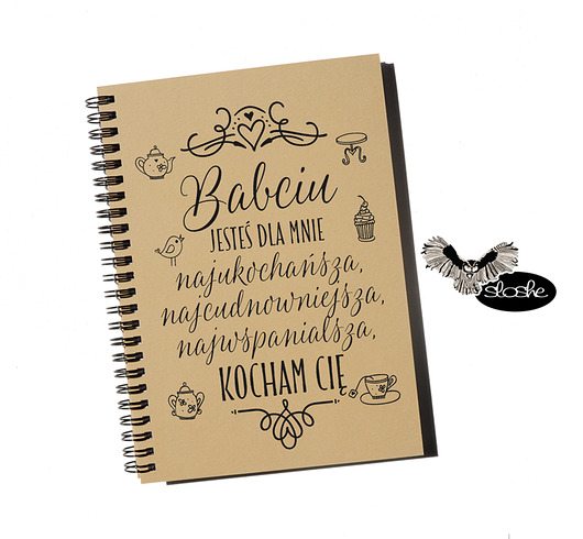 Babciu jesteś dla mnie  ..., z eko papieru Sowia Aleja
