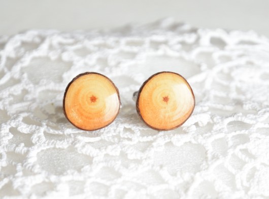 Prosto z drzewa – spinki mankietowe MyPieceOfWood
