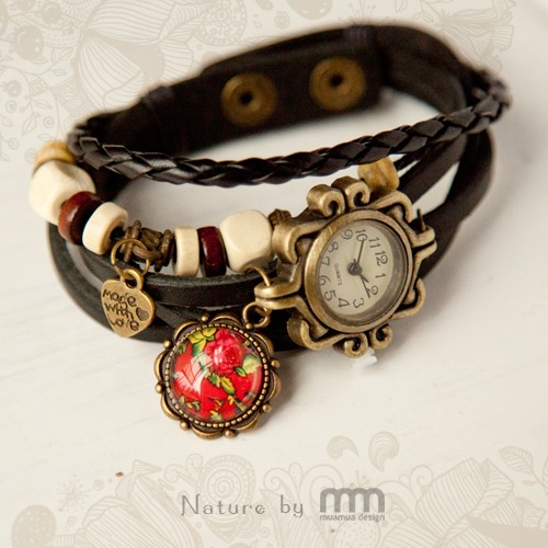 Zegarek Red FOlk muamua design