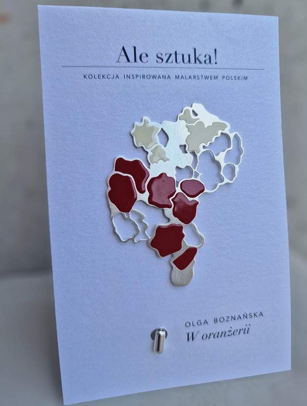 broszki Broszka "W oranżerii" Olgi Boznańskiej