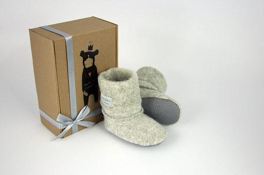 Bambosze / hand made / wełna shetland Mimi Monster