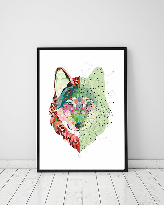 plakat. zamówienie (format 60x90 cm) Love Life and Forest