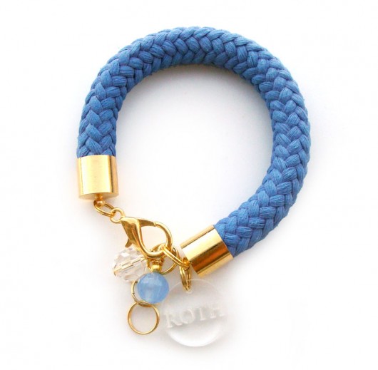 Rope bracelet /mat/ niebieski Monika Roth