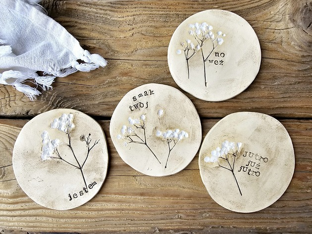 patery i talerze Komplet talerzyków ceramicznych 18cm