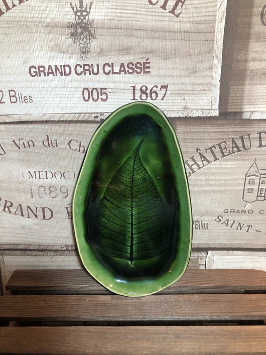 patery i talerze Paterka z liściem