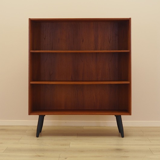 półki Regał tekowy, duński design, lata 70, produkcja: Clausen & S