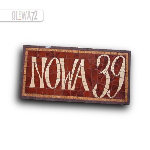 Szyld mozaikowy  oliwa72