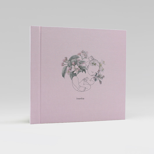 akcesoria na chrzest Album dziecka KWIAT dzikiej jabłoni