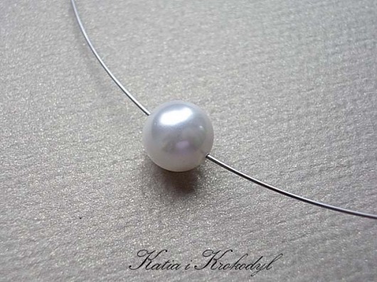 ONE PEARL - WHITE Katia i krokodyl