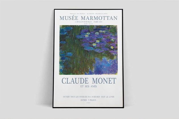 plakaty Claude Monet - Exhibition Poster