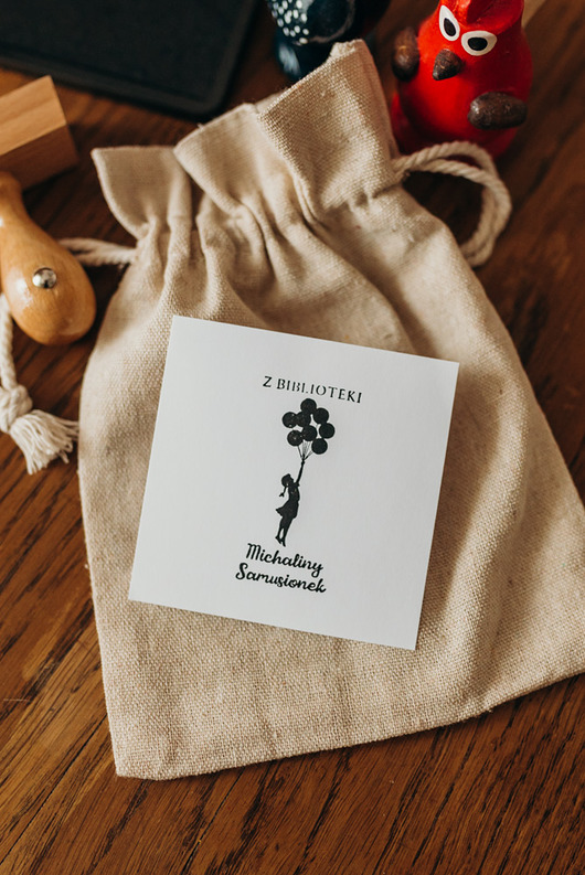 Stempel Ex Libris "Nataly" - Zestaw prezentowy ANABU fajna pracownia