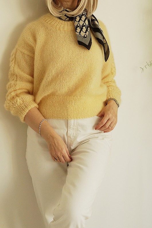 swetry damskie  Sweter Refresco masełkowy