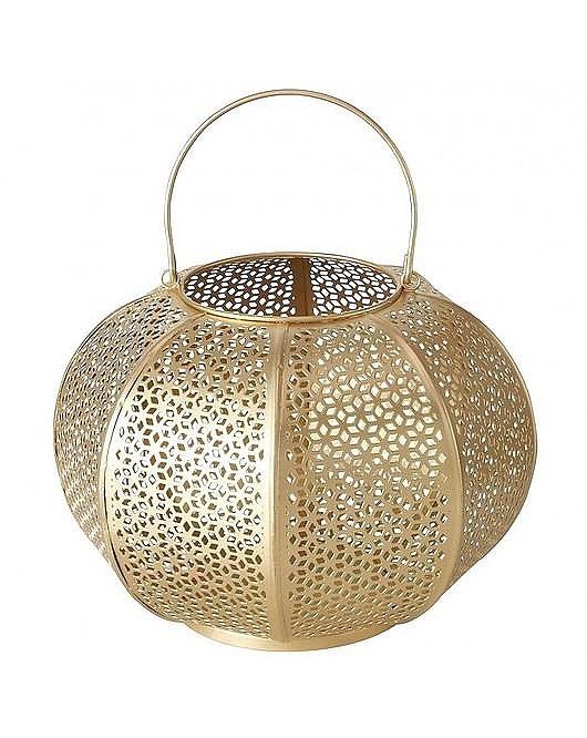 świeczniki i świece Lampion Metalowy Lampion Ażurowy 23 cm