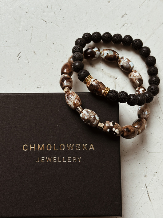 biżuteria męska Zestaw Bransoletek męskich