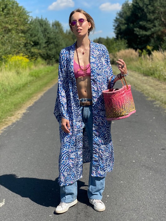 bluzki kimonowe damskie Kimono Indian Ocean