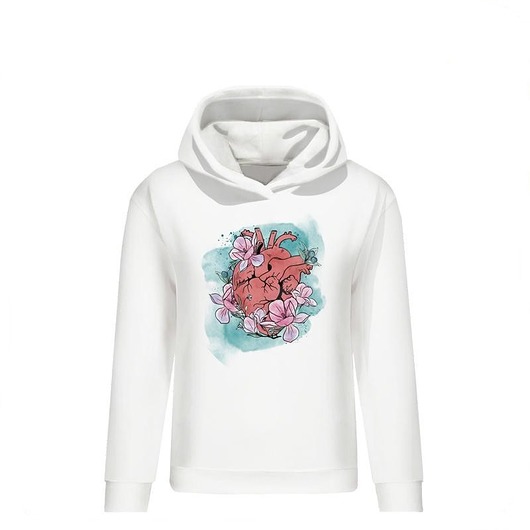 bluza z kapturem damska Bluza damska klasyczna z kapturem - EL CORAZON