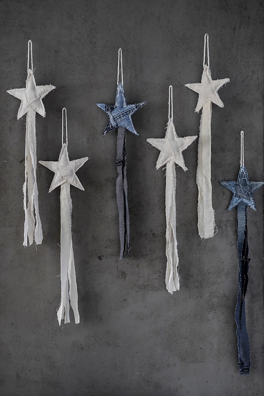 ozdoby choinkowe Upcyclingowy zestaw świątecznych zawieszek