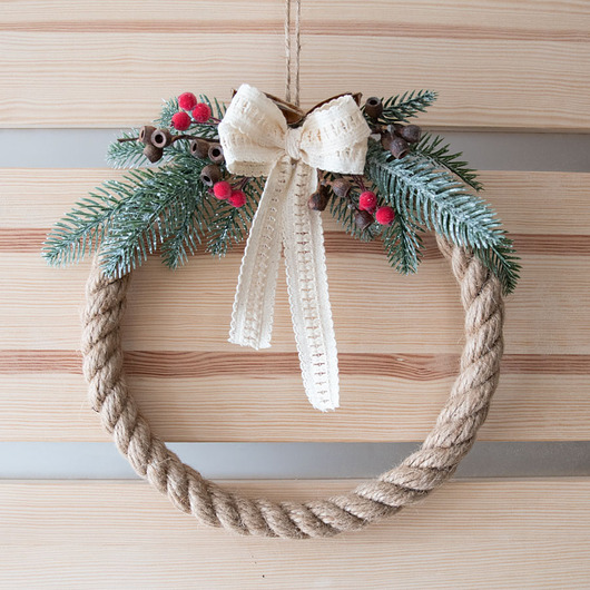 wianki bożonarodzeniowe Wianek bożonarodzeniowy naturalny nowoczesny