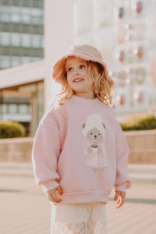 bluzy dla chłopców Bluza oversize Sophie Teddy