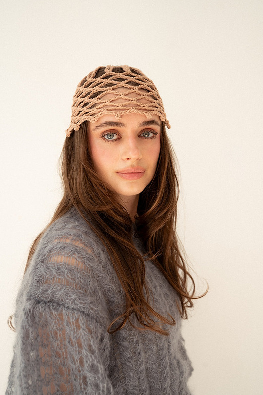 czapki damskie Mesh Hat Holy Beż