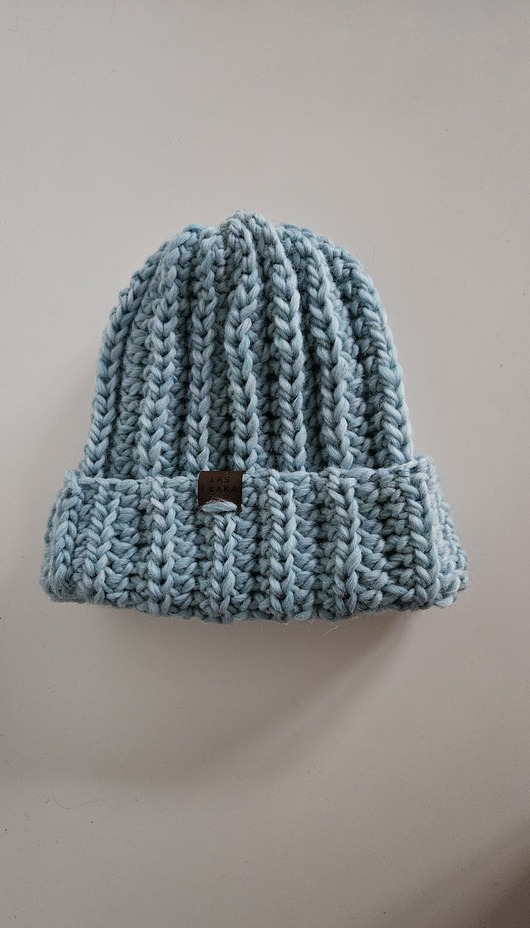 czapki damskie Czapka wełniana w kolorze akwamaryna