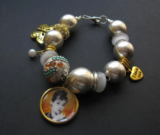 Bransoletka - &quot;Audrey Hepburn&quot; XXXDiamicArt