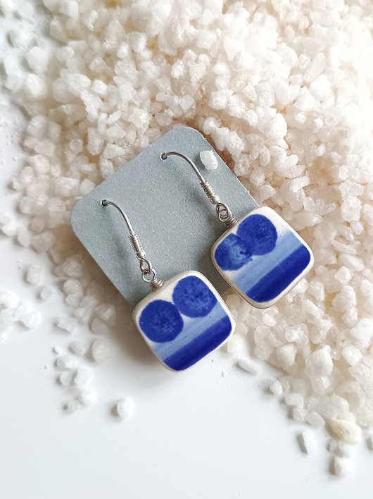 kolczyki ceramiczne Kolczyki ceramiczne Włocławek dwustronne