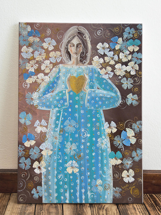 obrazy Dłonie są krajobrazem serca. JP II. Giclee