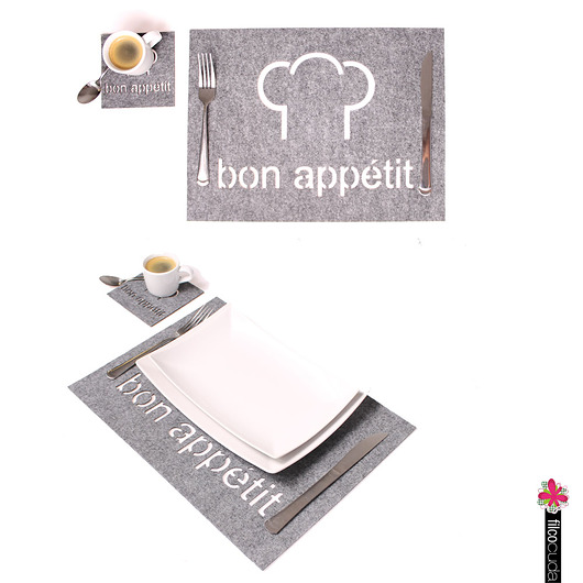 Podkładki Bon Appetit 4 szt. Filcocuda