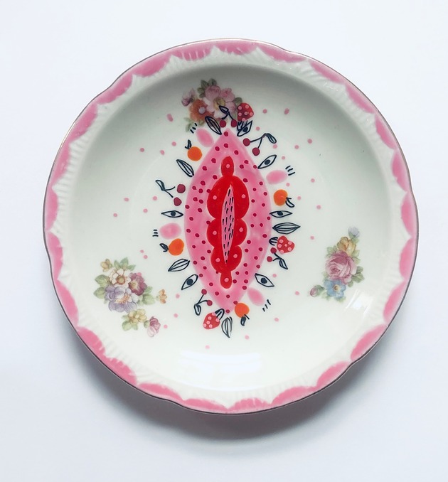 Ozdoby na ścianę Ci- Talerzyk naścienny