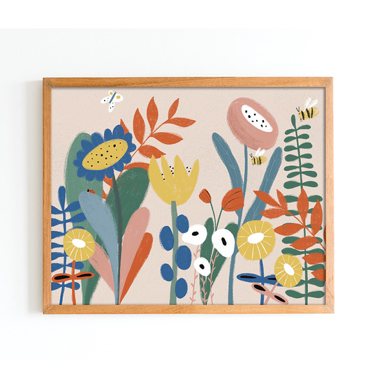 plakaty Plakat łąka kwietna 30x40 cm