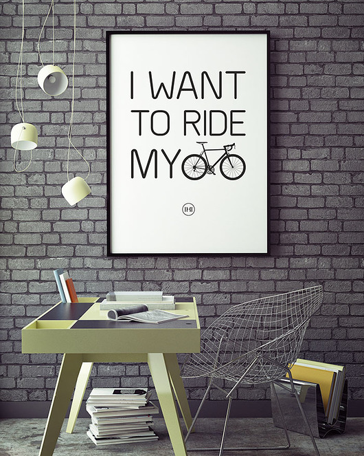 plakat. I want to ride my studioixi