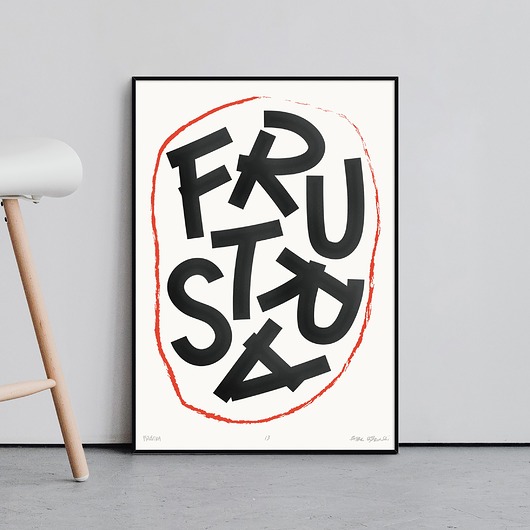 plakaty Plakat Sitodruk FRUSTRA