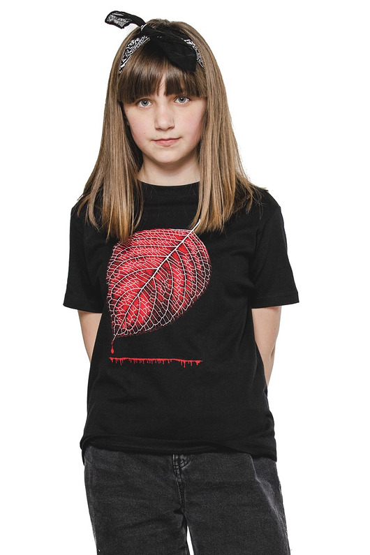 t-shirty dla dziewczynki T-shirt dziecięcy UNDERWORLD Leaf