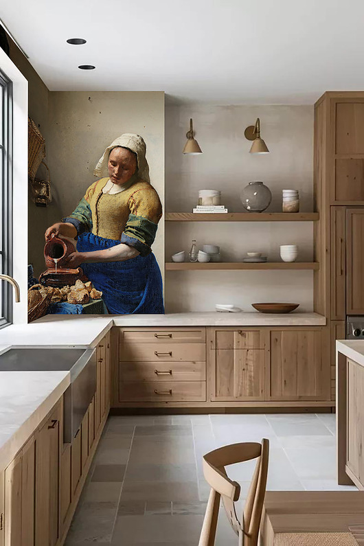 tapety i naklejki ścienne Mleczarka - JOHANNES VERMEER - Tapeta