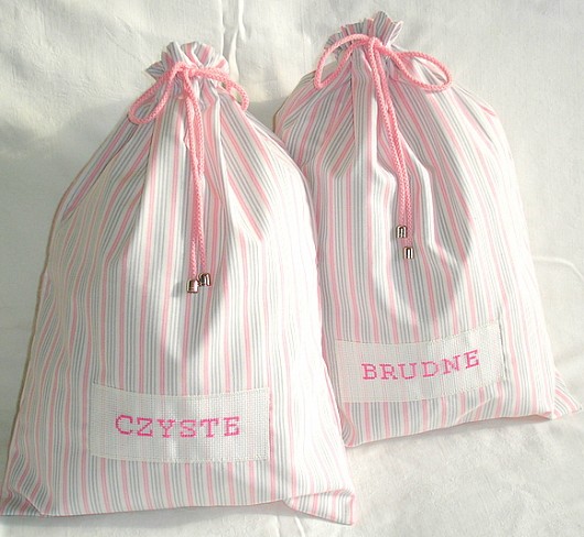 Contry stripes - pink - dla Niej metka by traczka