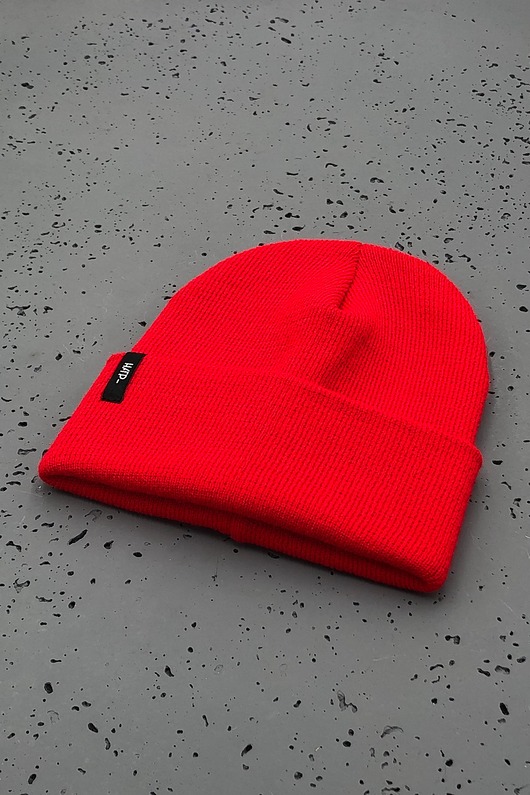 czapki damskie Czapka beanie czerwona