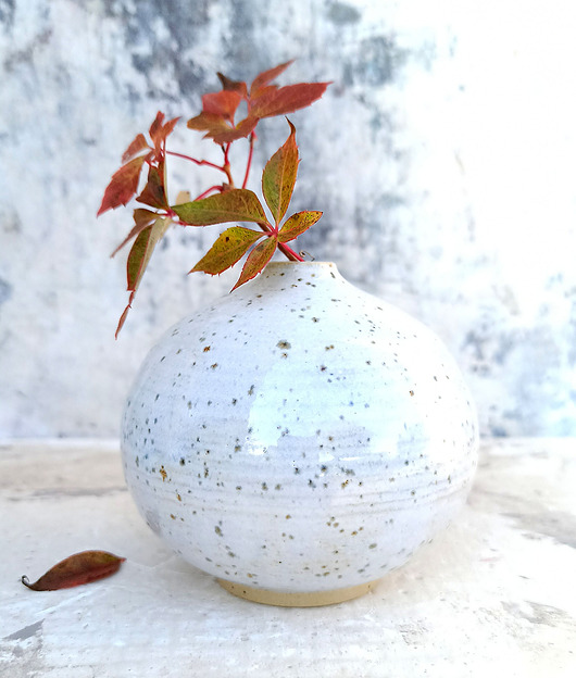 wazony Ceramiczny wazonik nakrapiany