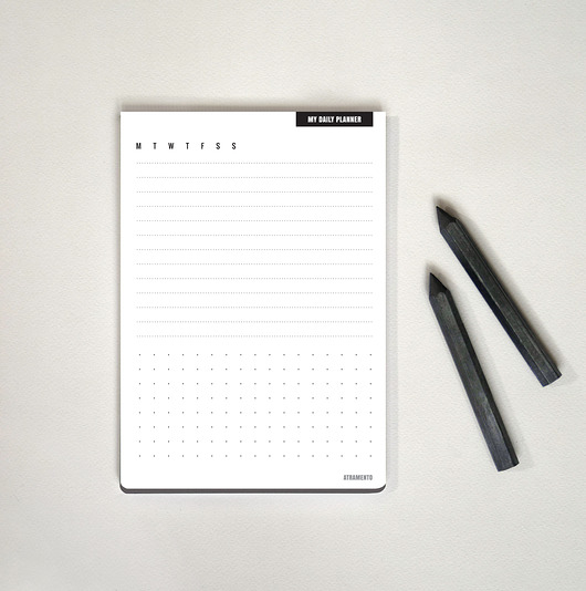 My daily planner - szary - A5 ATRAMENTO