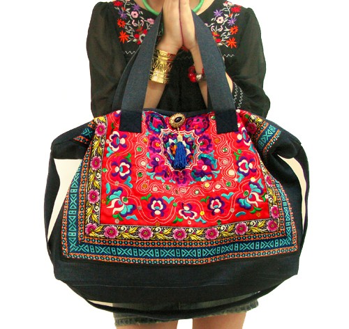Haftowana torba Boho Passionof Life Bright Boho old