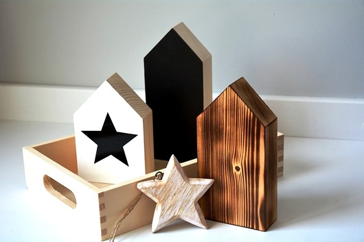 Domki drewniane z gwiazdą Wooden Love