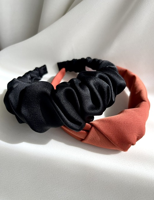 opaski do włosów Supełkowa opaska do włosów Orange