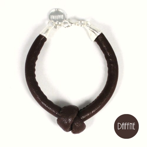 Bransoletka Brown Strap Sewn by Daffne LOVINA PRINTS